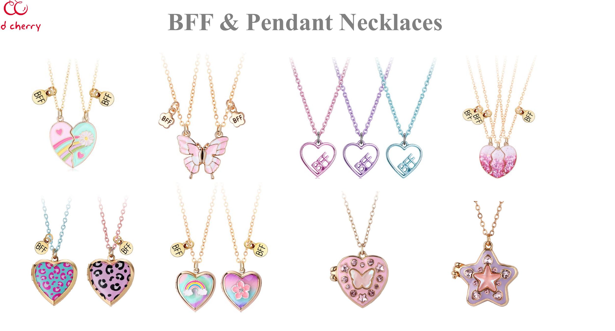 BFF friendship jewelry sample wall