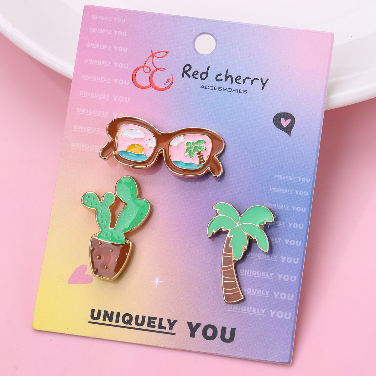 Summer Mini Brooch Set