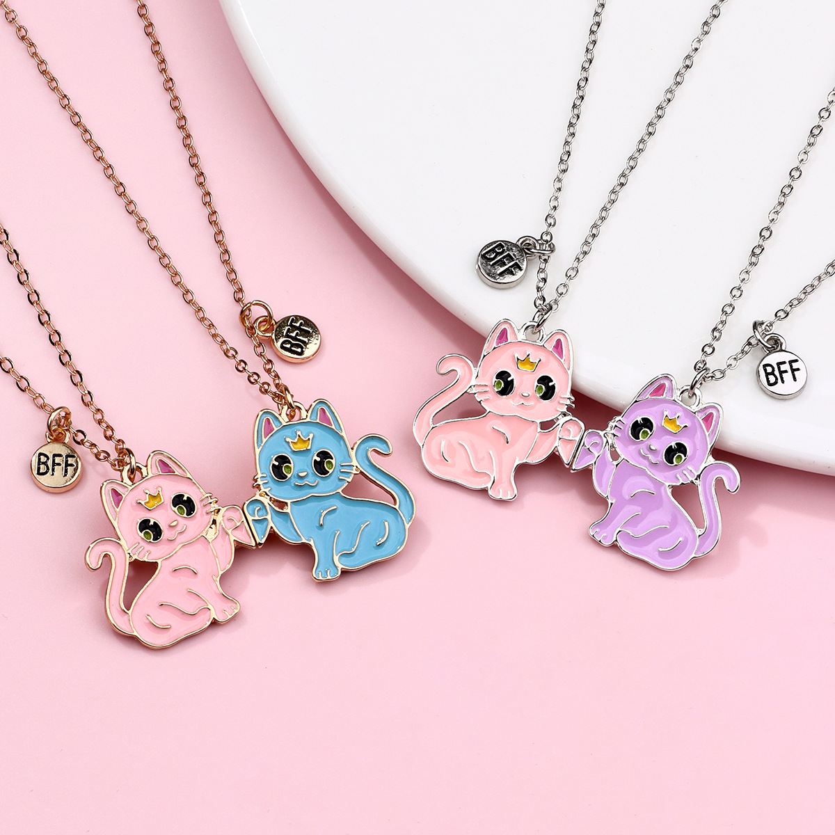 Princess Heart Magnet Necklace