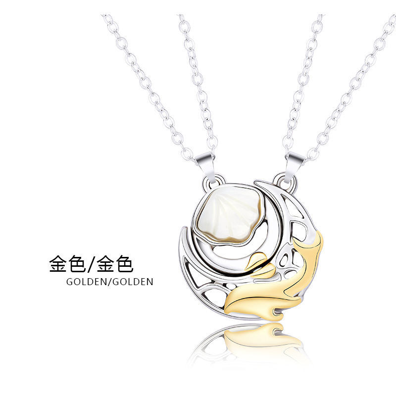 Shell Magnet Couple Necklace - image 6