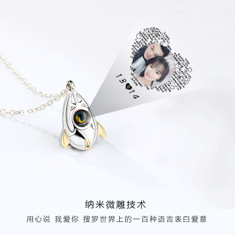 Astronaut Projection Necklace - image 4
