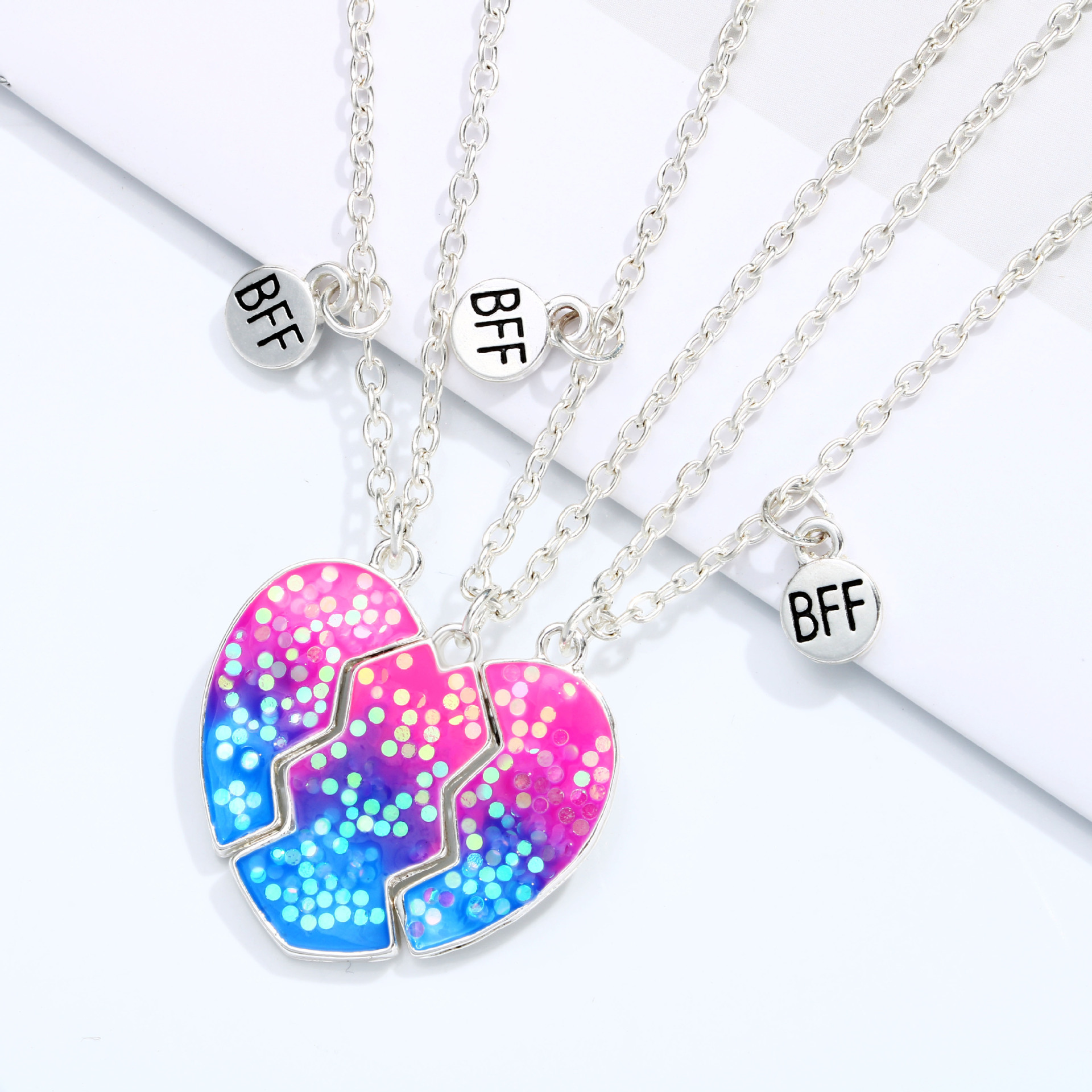 Broken Heart Bestie Necklace Set - image 3