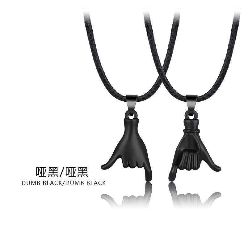 Pinky Promise Couple Necklace - image 6