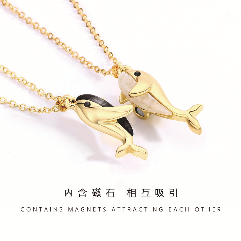 Whale Love Couple Necklace - image 3