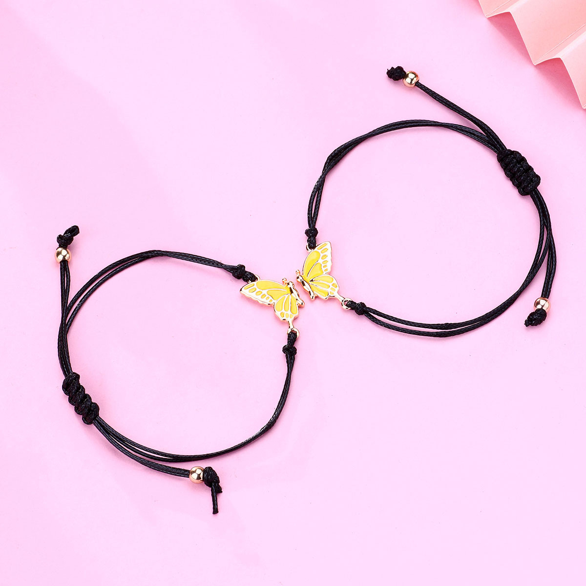 Butterfly Wax Cord Bracelet Set - image 4