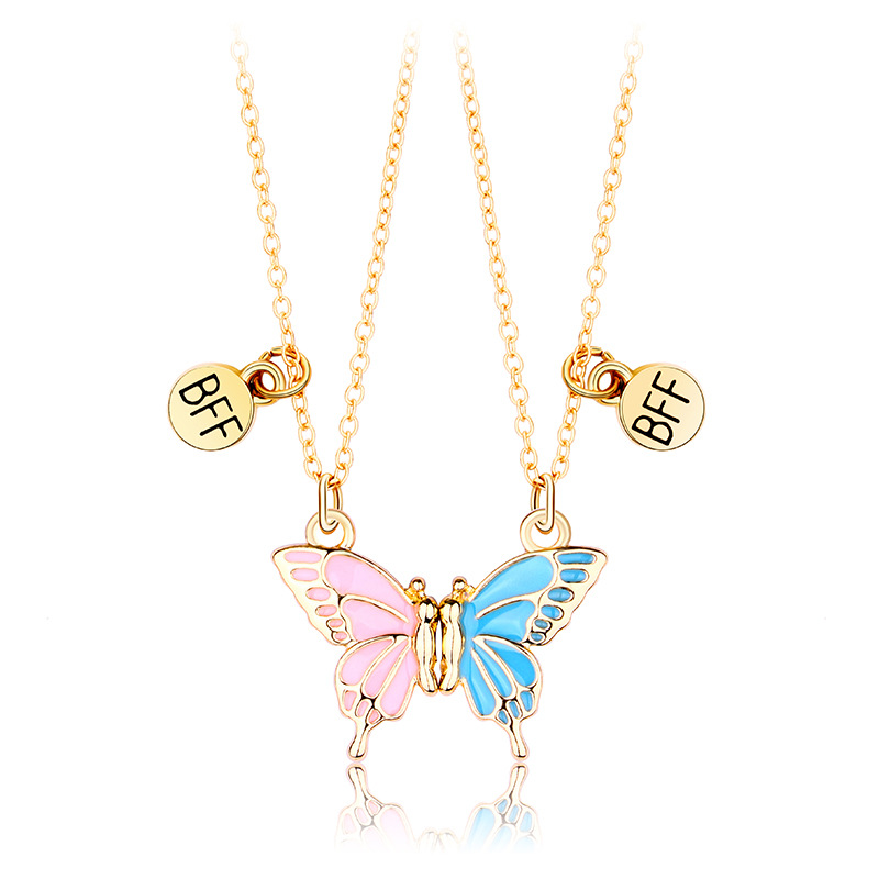 Butterfly Magnet BFF Necklace - image 5