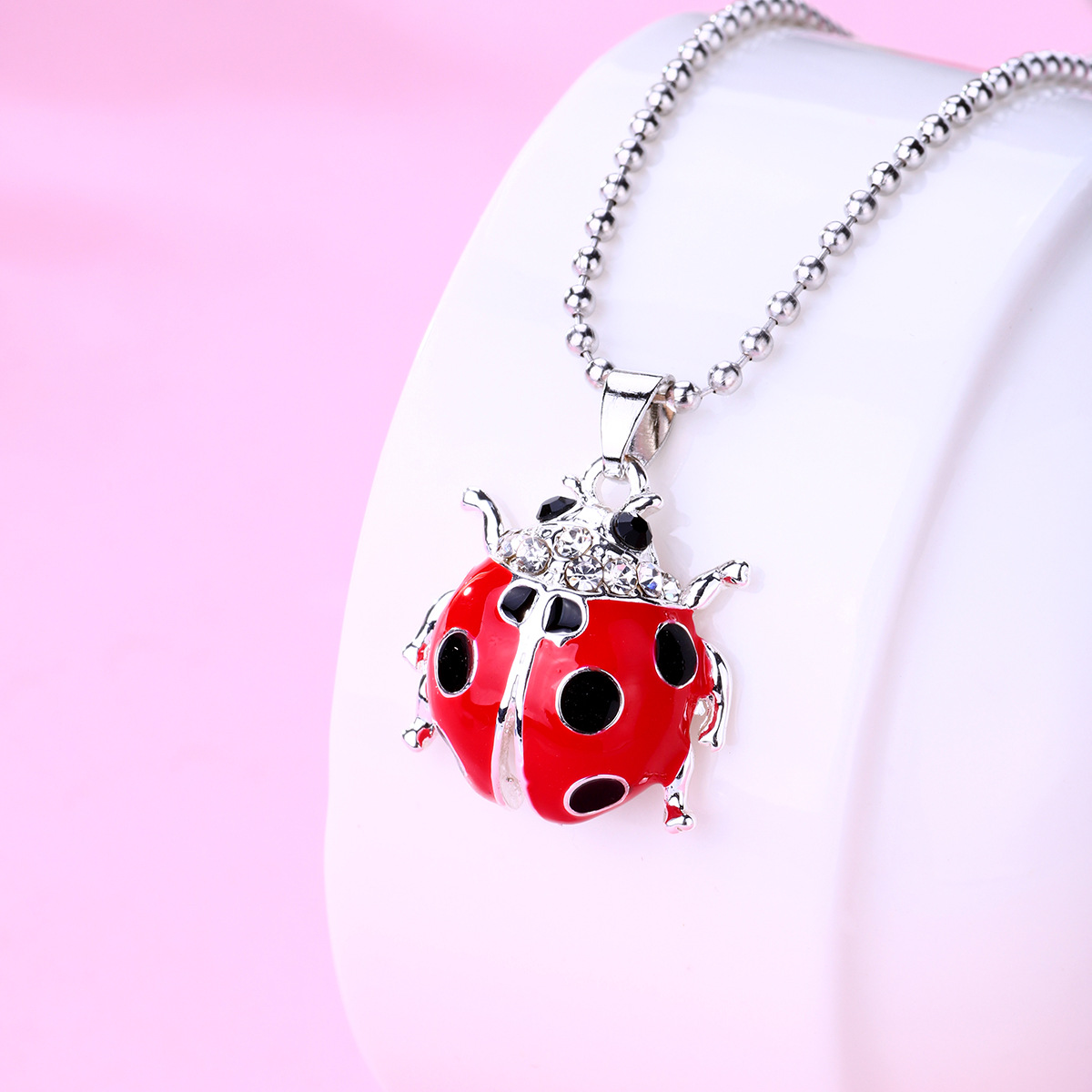Beetle Oil-Drop Necklace - image 3