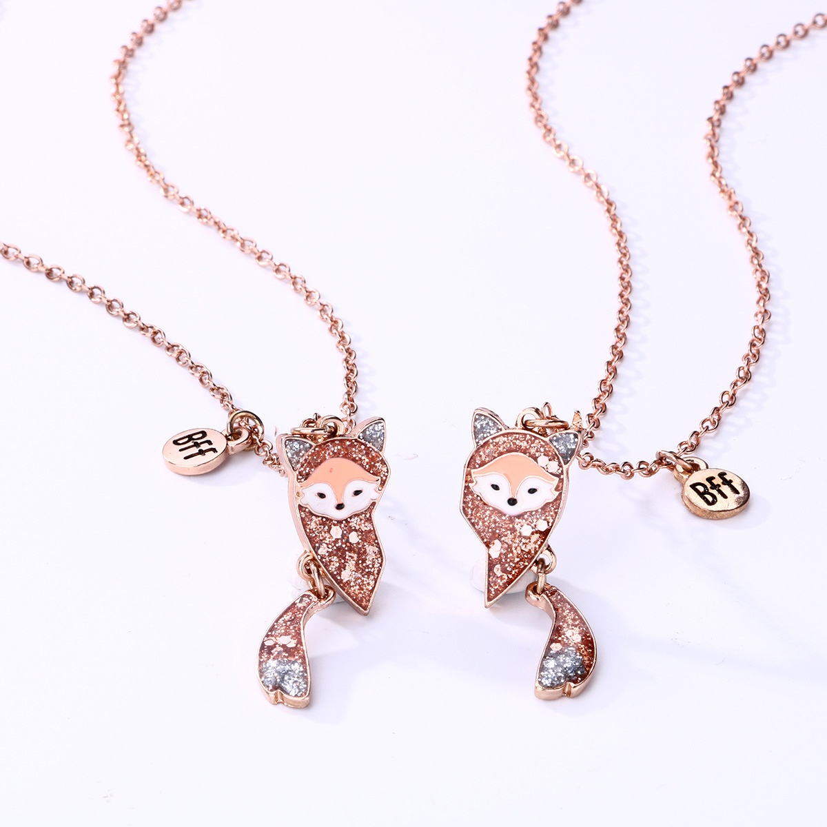 Fox Magnet BFF Necklace Set - image 3