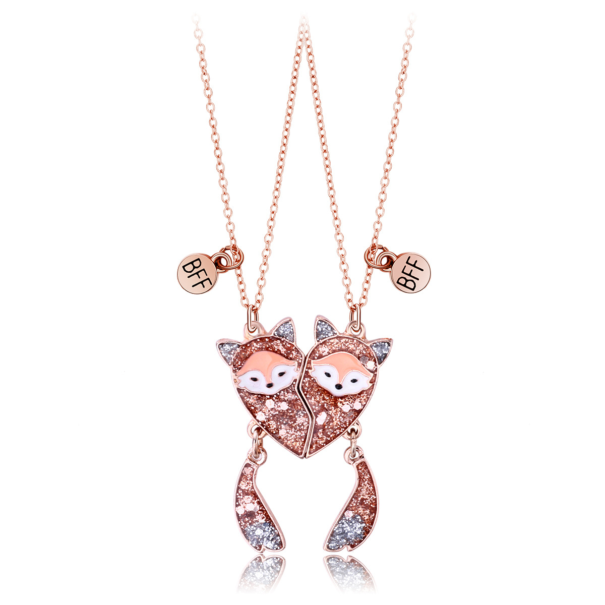 Fox Magnet BFF Necklace Set - image 6