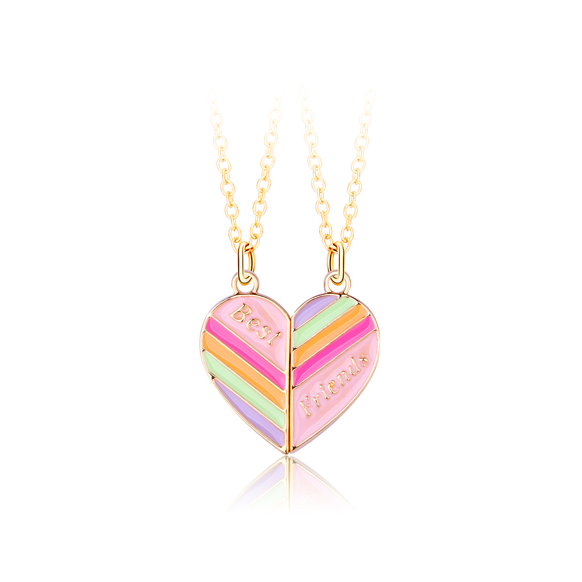 Heart Rainbow Magnet Necklace - image 4
