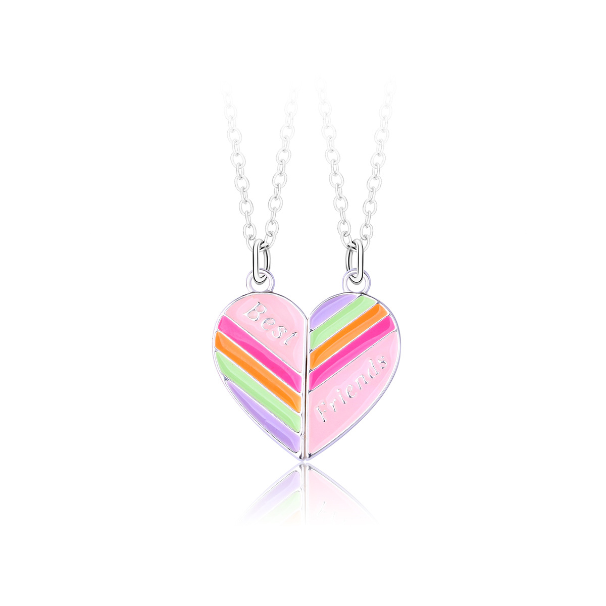 Heart Rainbow Magnet Necklace - image 7