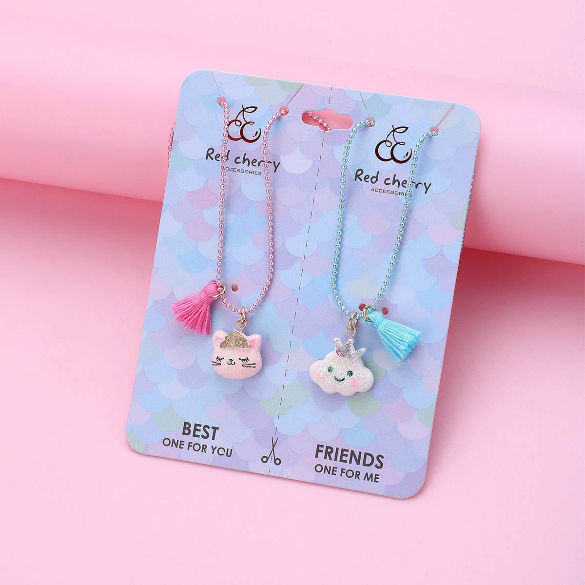 Cat Cloud Tassel Necklace - image 1