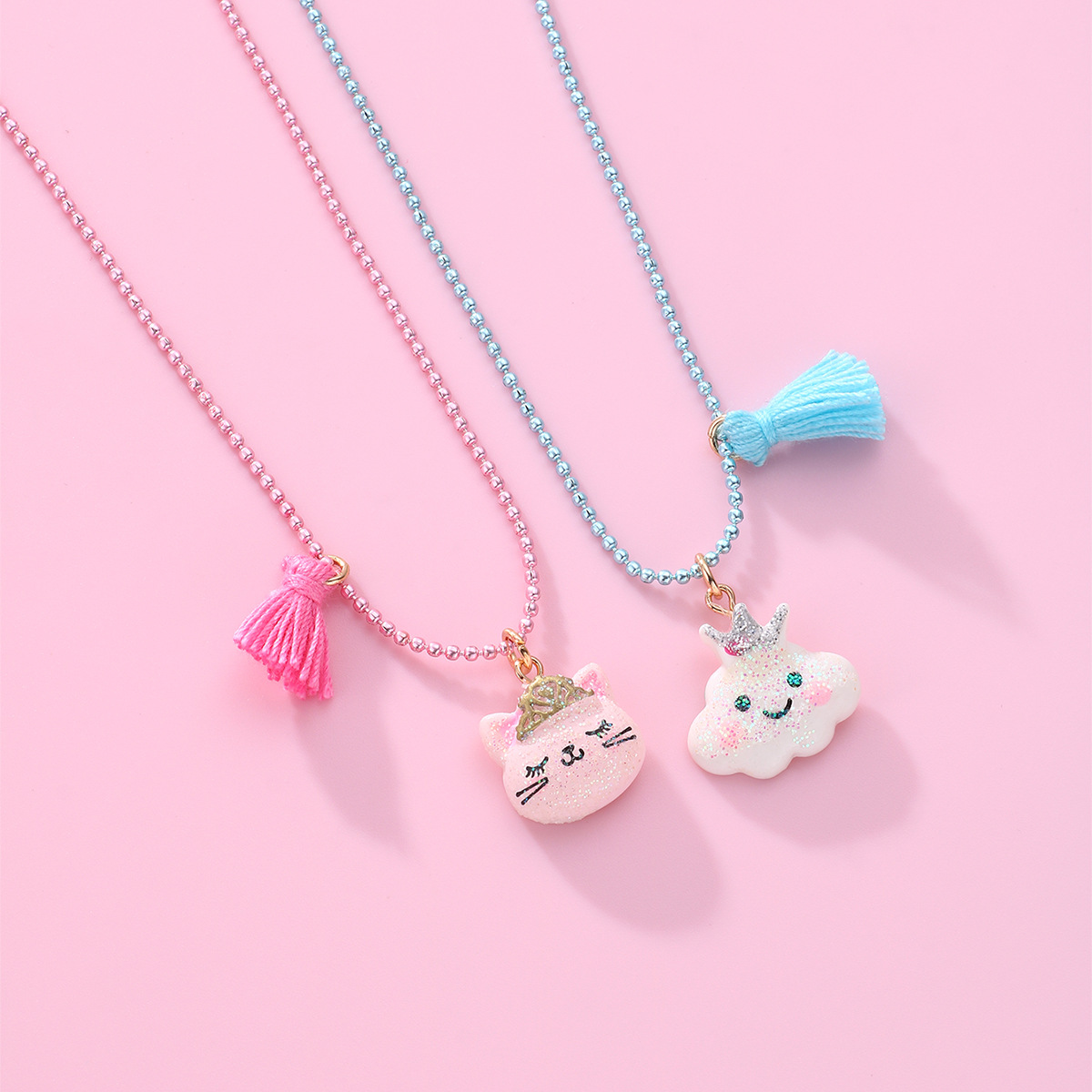 Cat Cloud Tassel Necklace - image 4