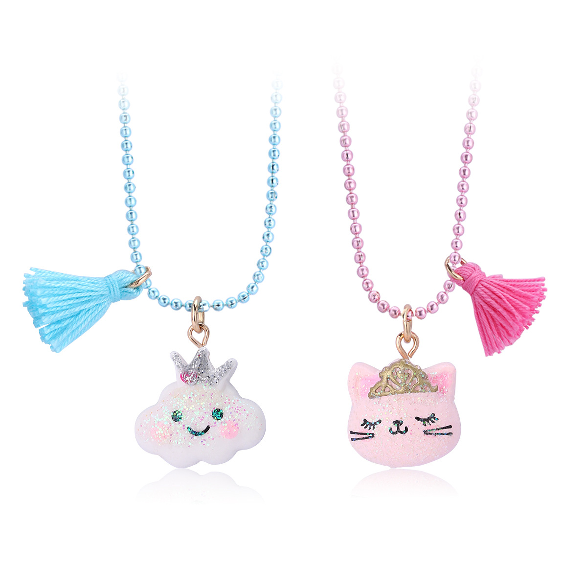 Cat Cloud Tassel Necklace - image 5