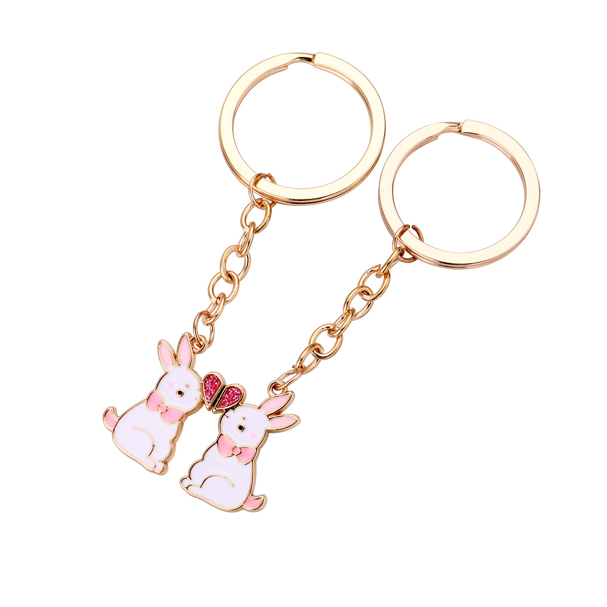 Rabbit Metal Keychain Set - image 5