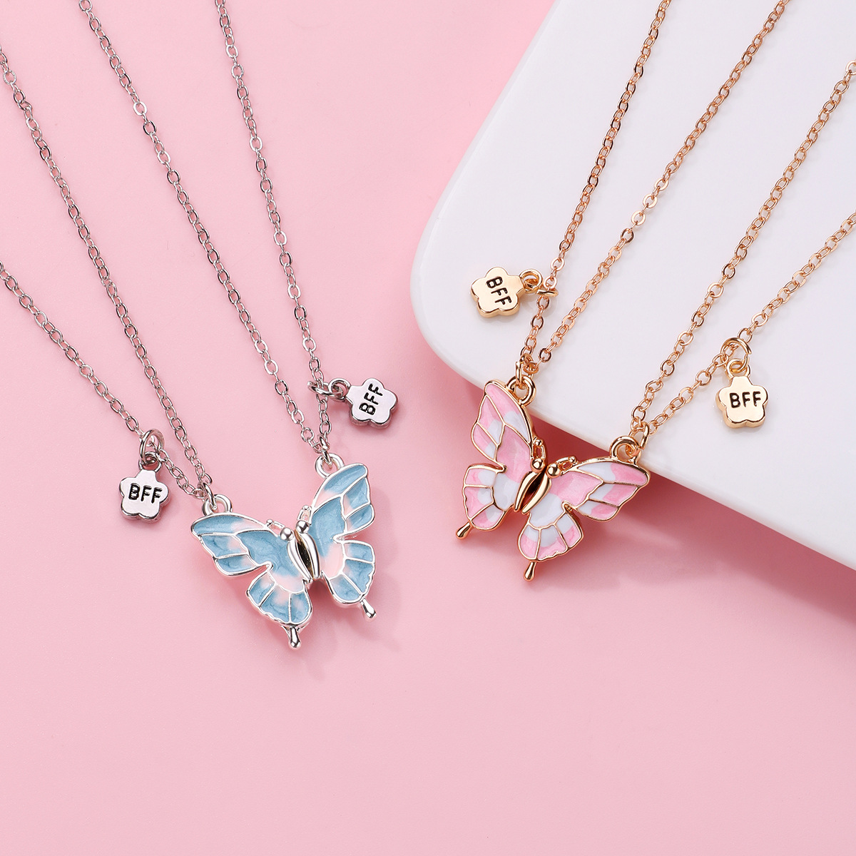 Butterfly Magnet Kids Necklace - image 3