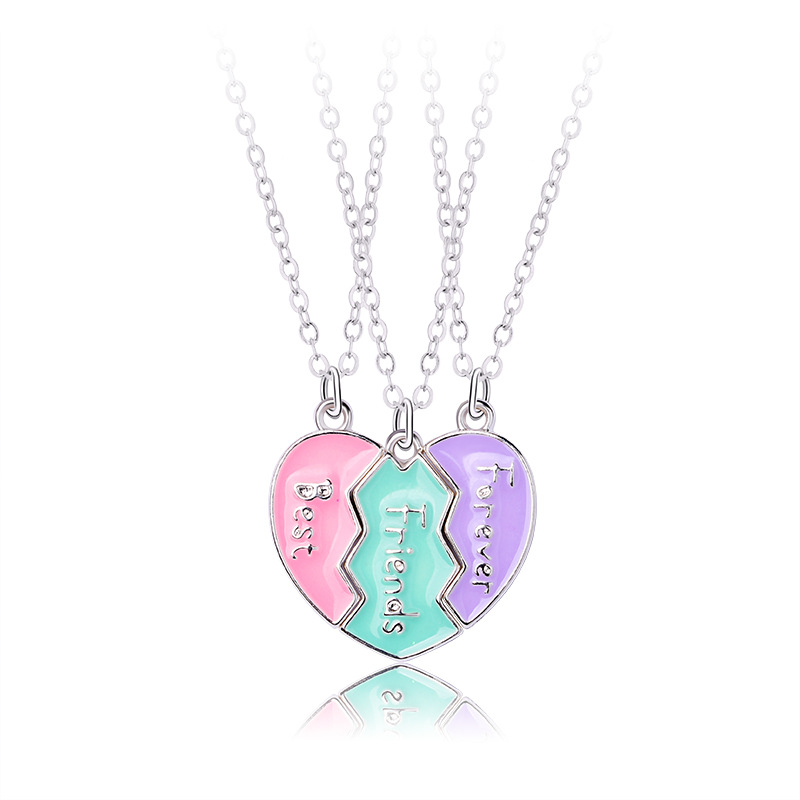 Heart Three Bestie Necklace Set - image 5