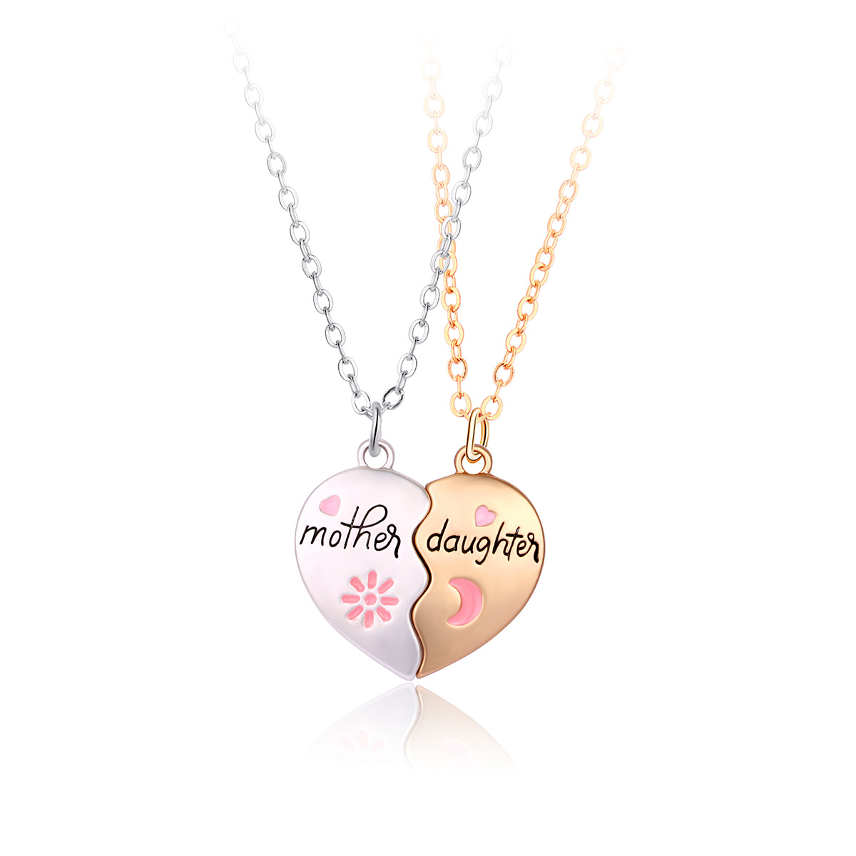Mom Daughter Magnet Necklace - image 6