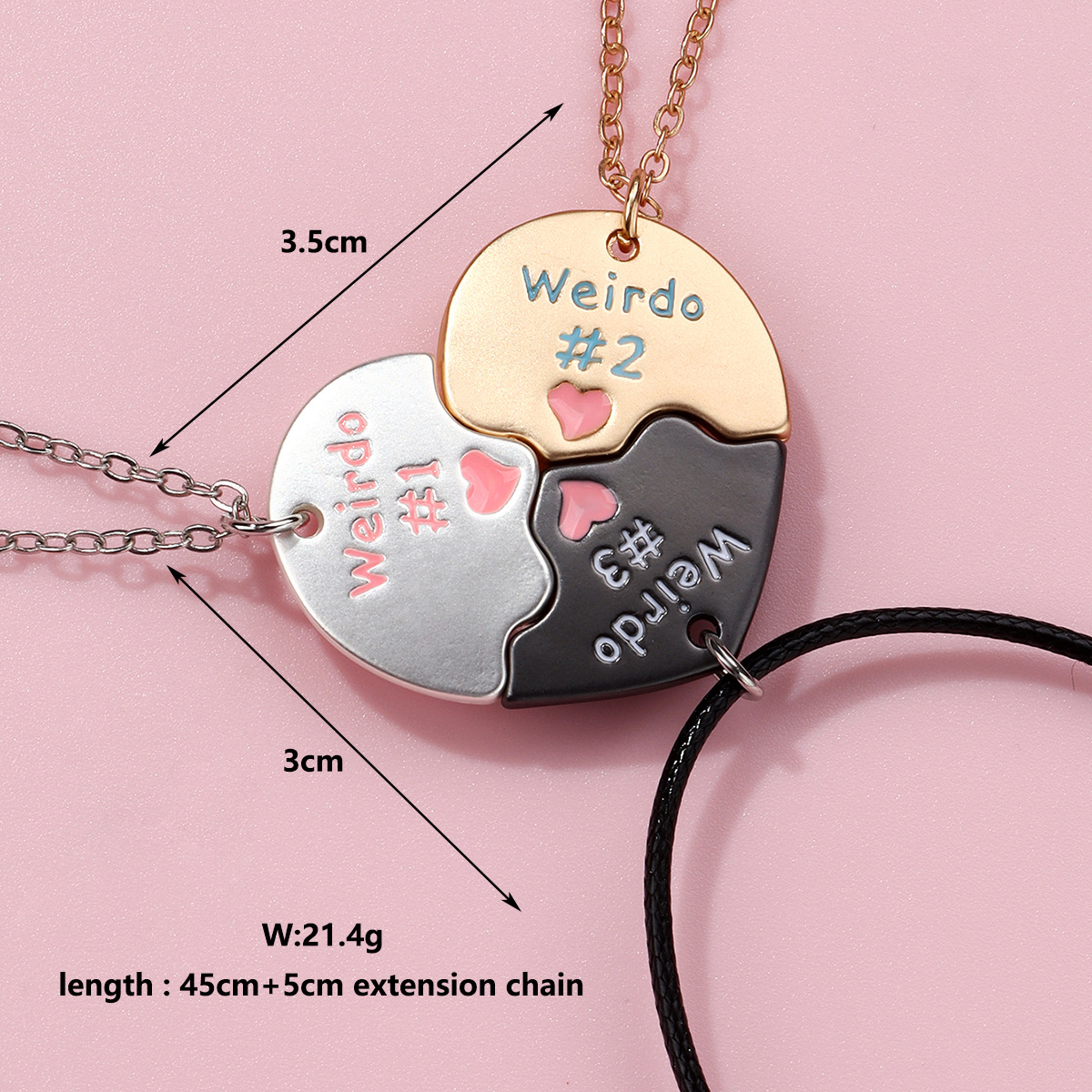 Kids Heart Magnet 3-Piece Set - image 3