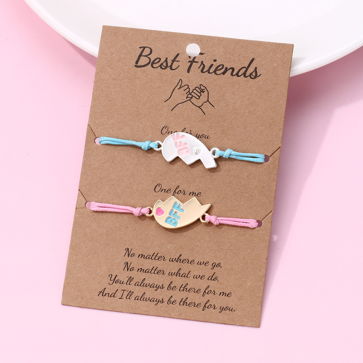 Heart BFF Woven Bracelet - image 6