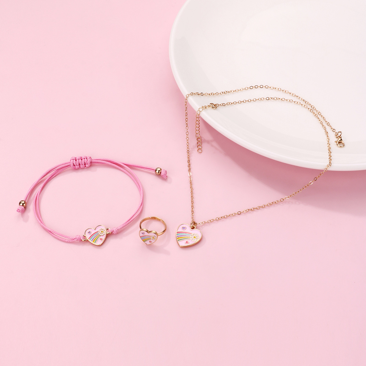 Rainbow 3-Piece Jewelry Set - image 3