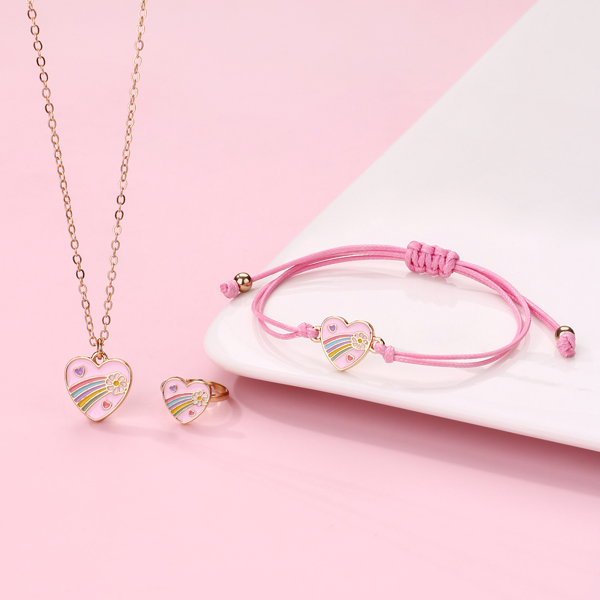 Rainbow 3-Piece Jewelry Set - image 6
