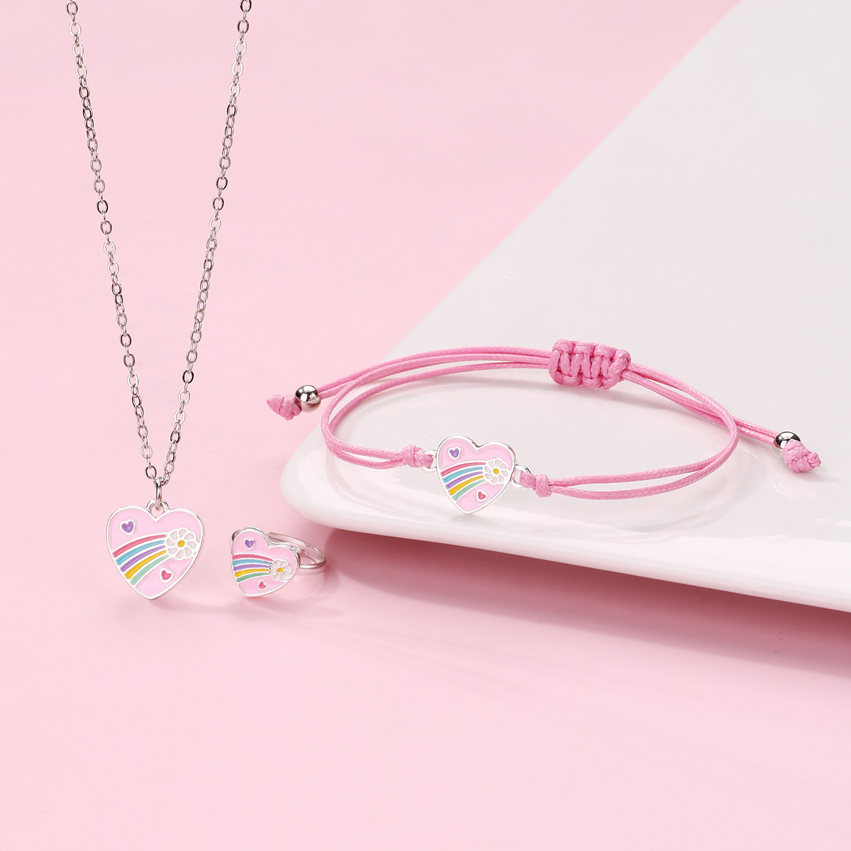 Rainbow 3-Piece Jewelry Set - image 7