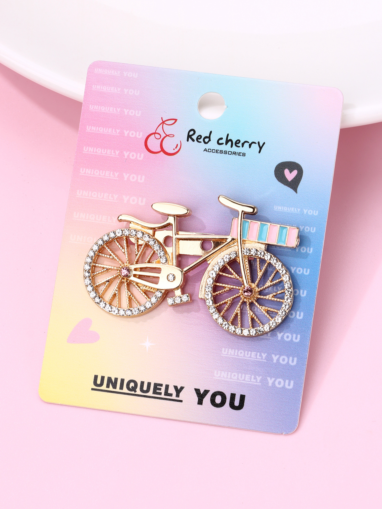 Vintage Bicycle Brooch Pin - image 8
