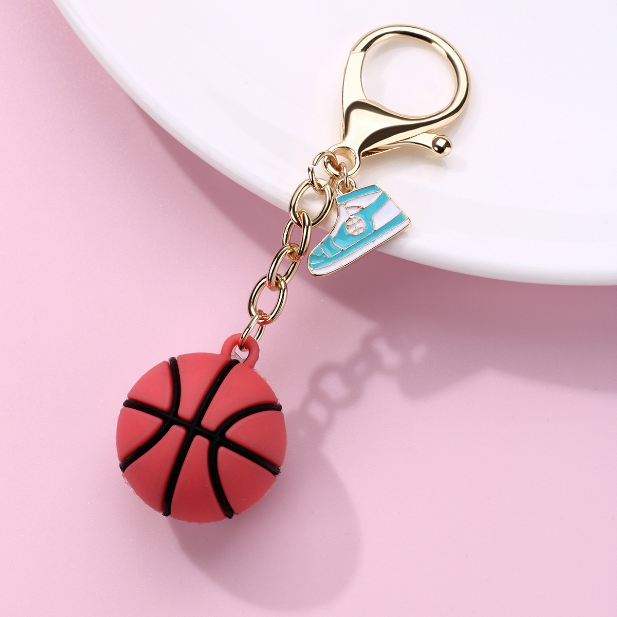 PVC Sports Ball Keychain - image 2