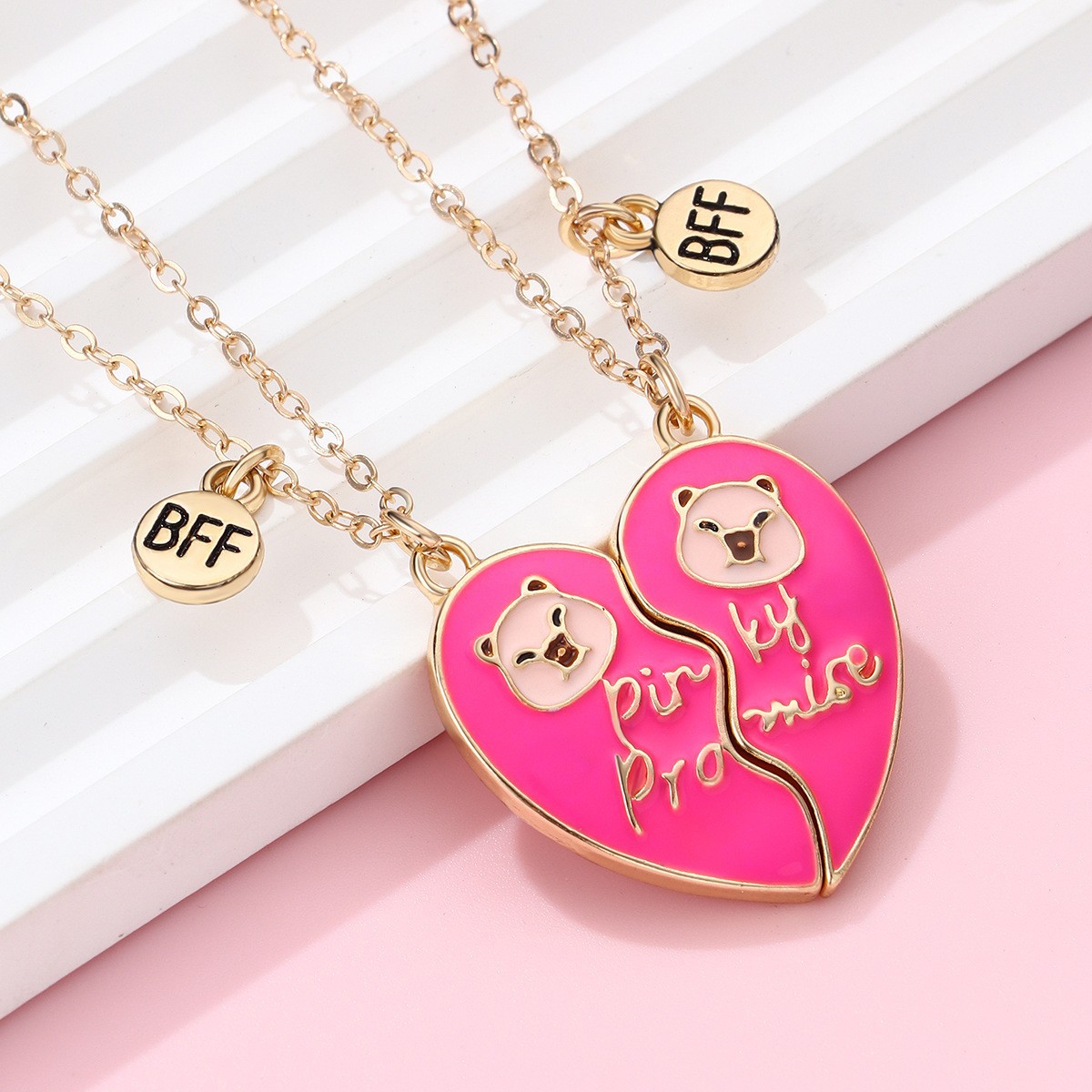 Capybara Magnet Couple Necklace - image 4