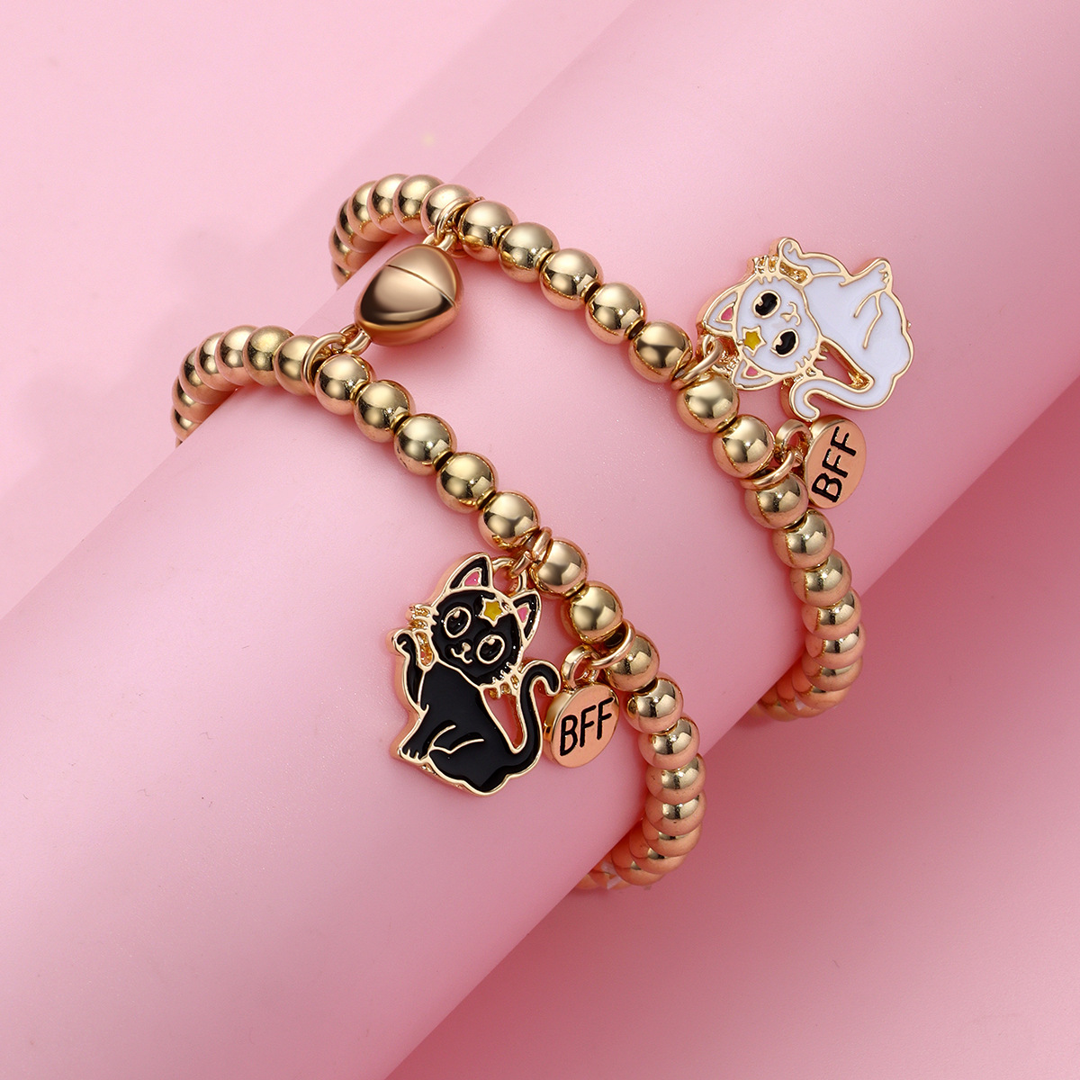 Cat Bead Magnet Bracelet - image 8
