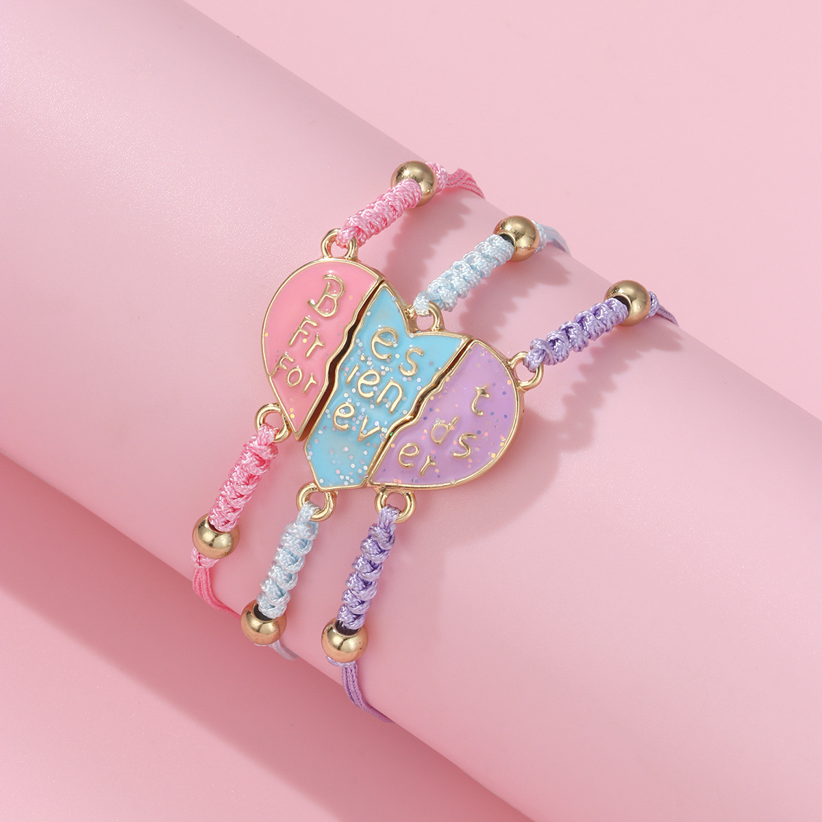 Heart Magnet Woven Bracelet - image 2
